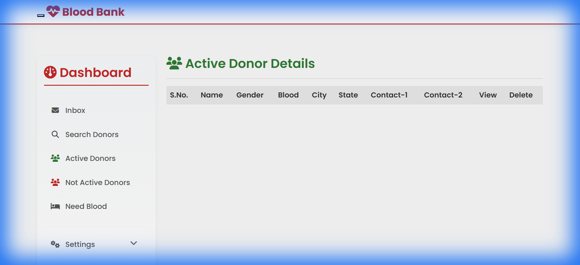 Donor Management